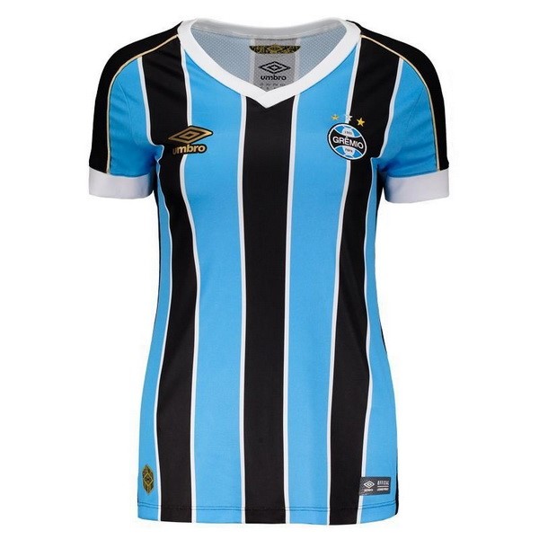 Camiseta Grêmio FBPA Replica Primera Ropa Mujer 2019/20 Azul